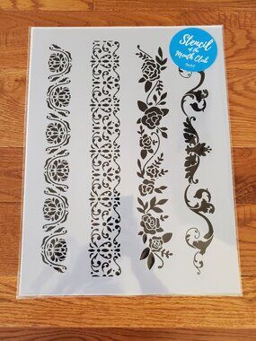 February 2024 Stencil of the Month Stencil Set w/ Add-On | Faith | BRAND NEW